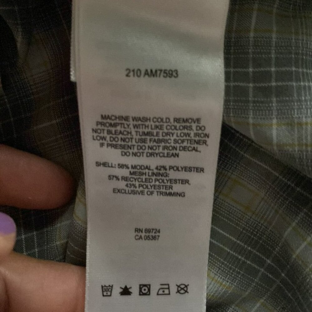 Columbia Omni-Shield Plaid Long Sleeve Shirt M - Picture 13 of 16